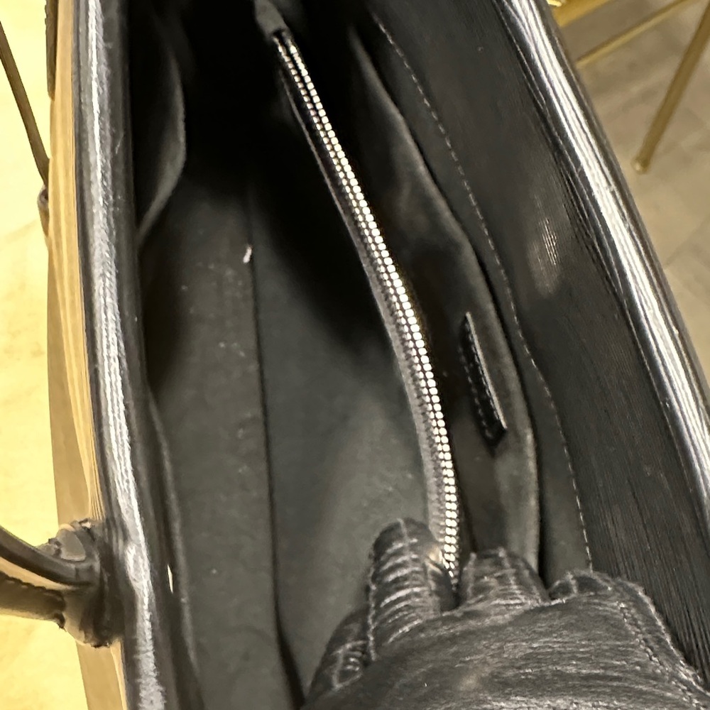 Louis Vuitton Black Epi Leather Structured Satchel with Shoulder Strap - Picture 9 of 12